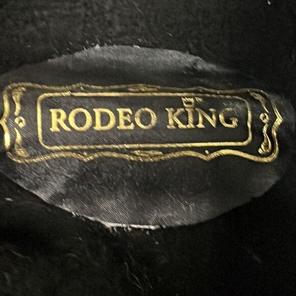 Rodeo King - Black Western Hat - Size M